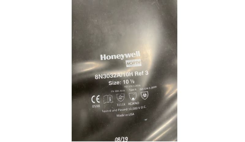 霍尼韦尔（Honeywell） 8N3032A 干箱手套 (氯丁橡胶)